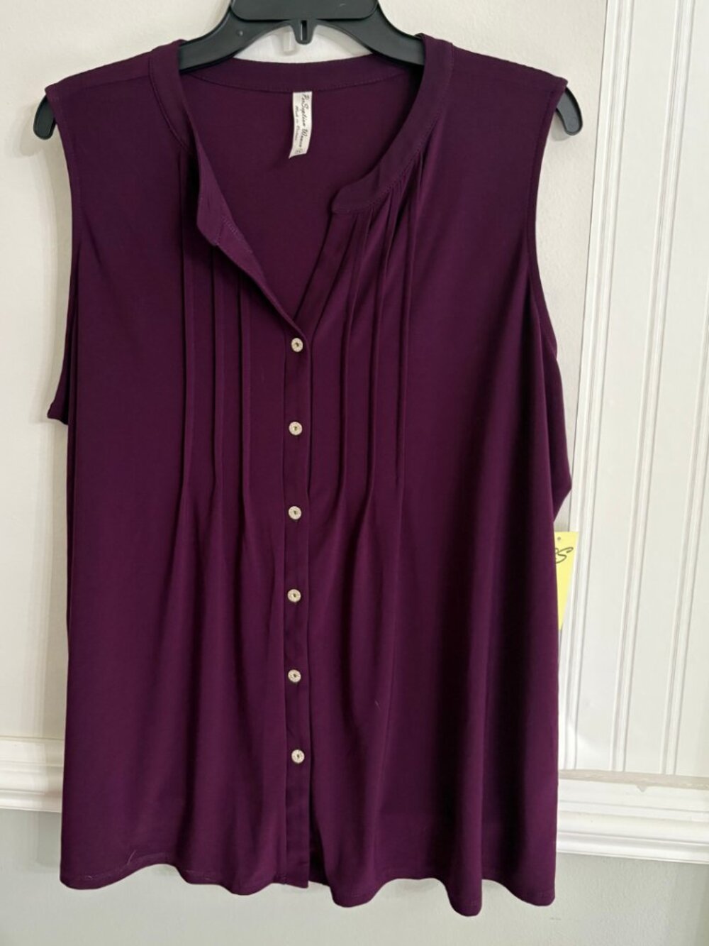NWT Sleeveless Jersey Top